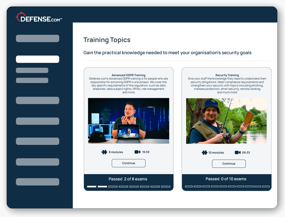 Train your staff, protect your business Train your staff, protect your business