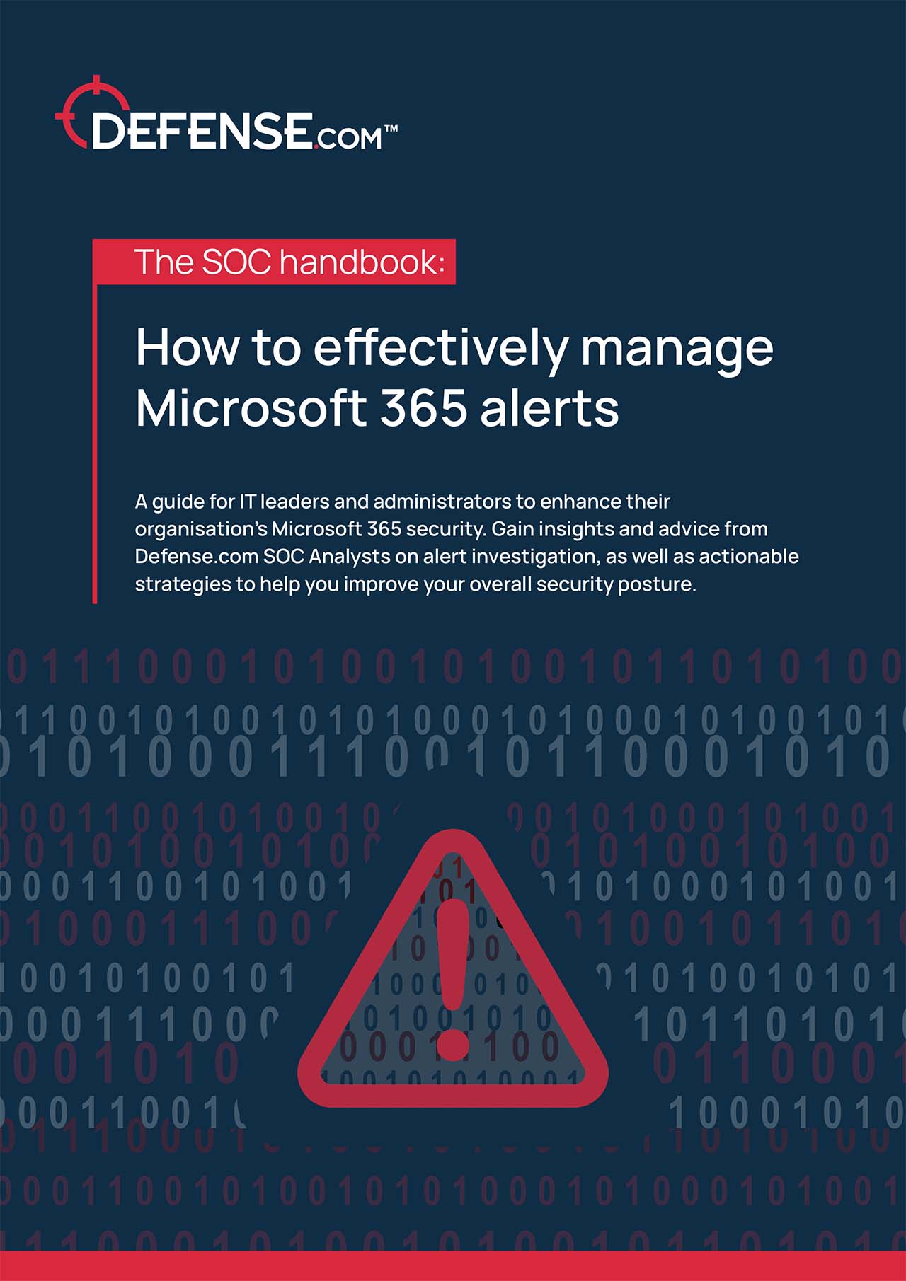 The SOC handbook: How to effectively manage Microsoft 365 alerts