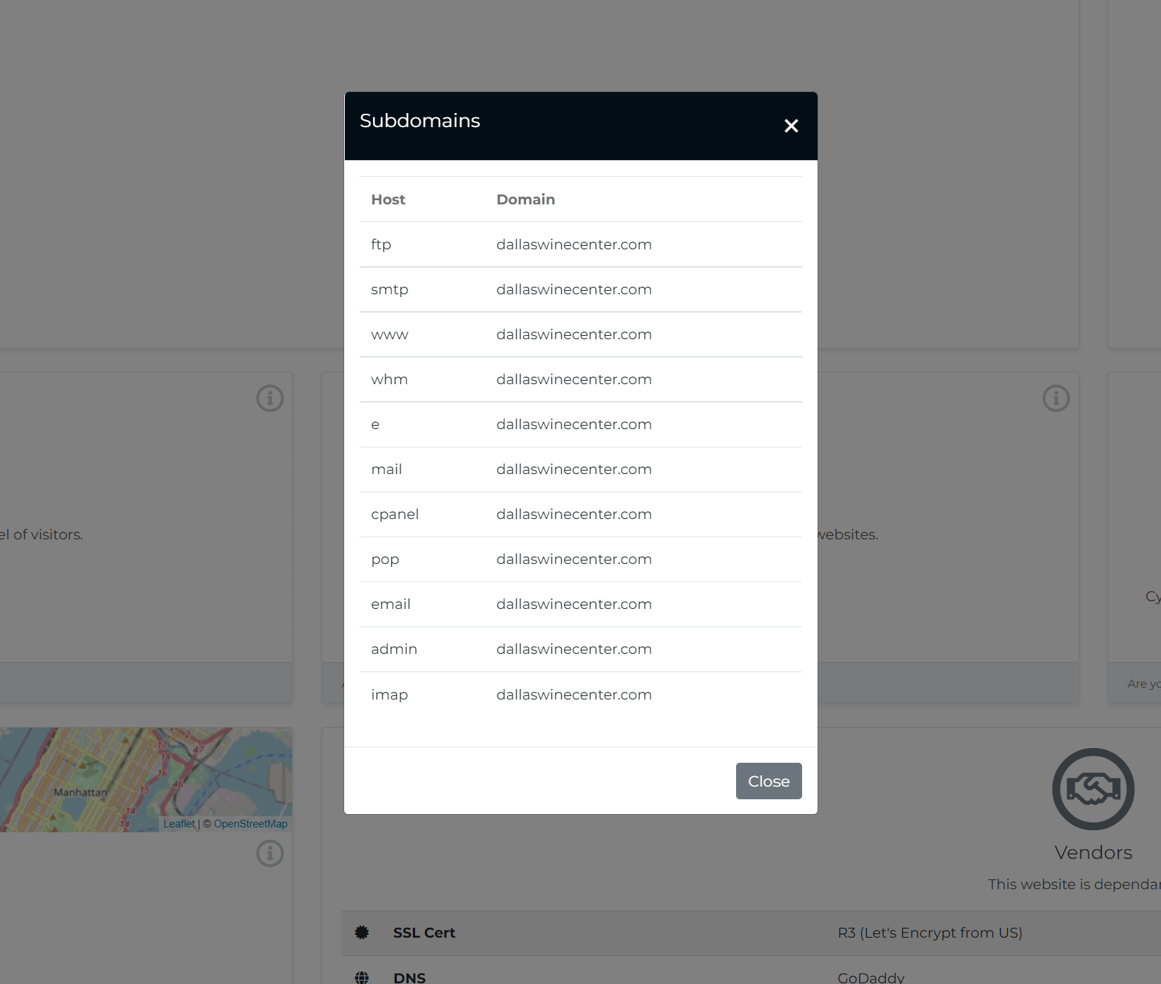 Review your subdomains Review your subdomains